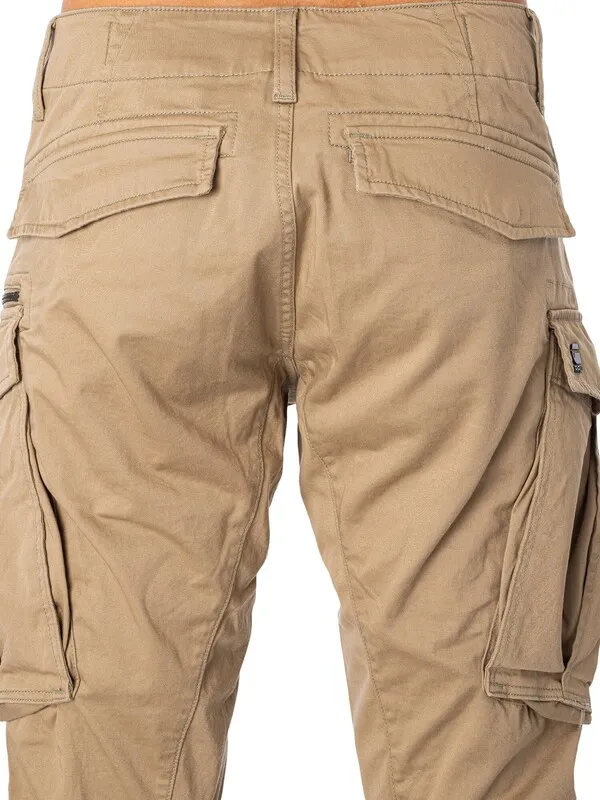 G-Star RAW Rovic Zip 3D Straight Tapered Cargos - Dune