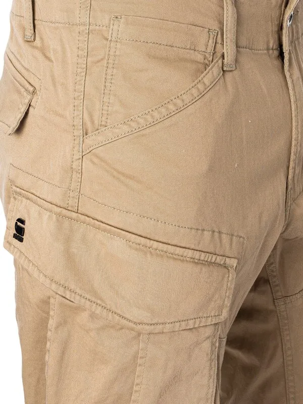 G-Star RAW Rovic Zip 3D Straight Tapered Cargos - Dune