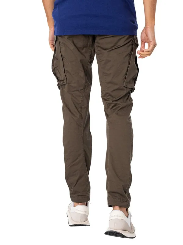 G-Star RAW Rovic Zip 3D Straight Tapered Cargos - GS Grey