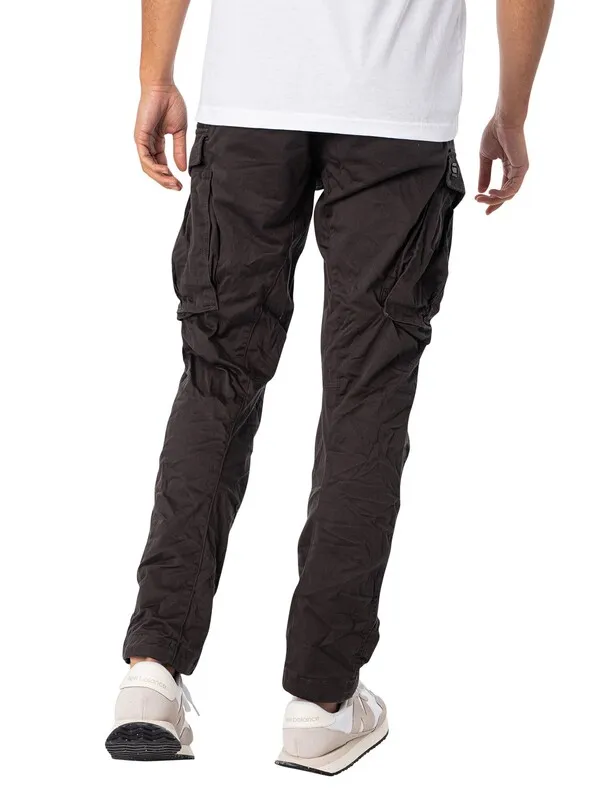 G-Star RAW Rovic Zip 3D Straight Tapered Cargos - Raven