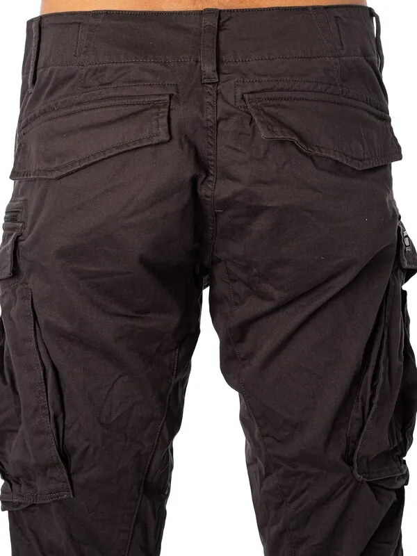 G-Star RAW Rovic Zip 3D Straight Tapered Cargos - Raven