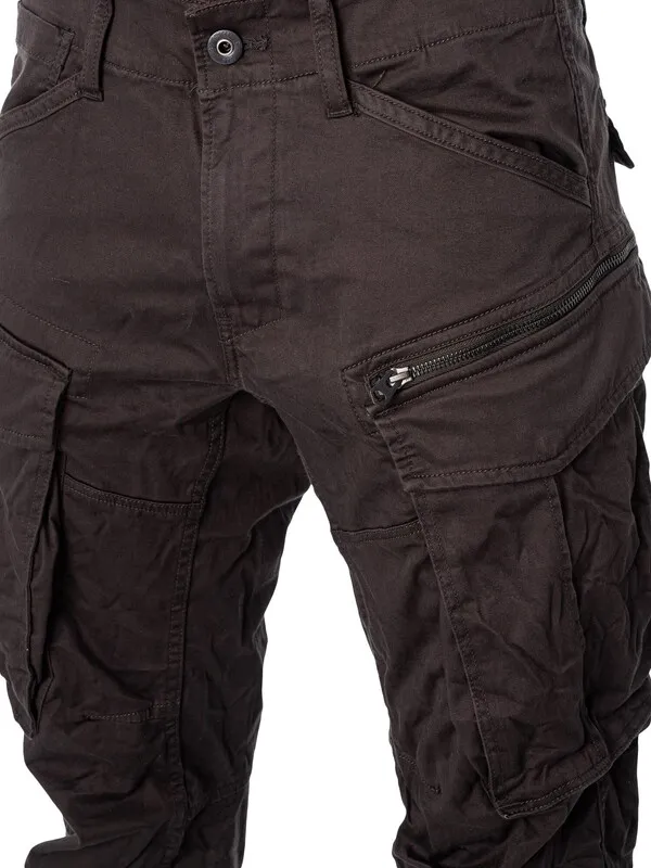 G-Star RAW Rovic Zip 3D Straight Tapered Cargos - Raven