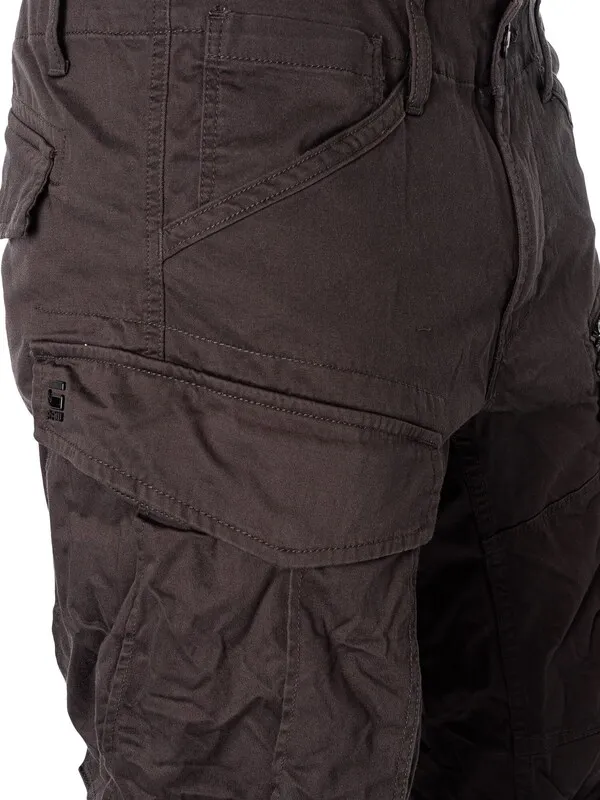 G-Star RAW Rovic Zip 3D Straight Tapered Cargos - Raven