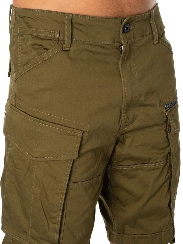 G-Star RAW Rovic Zip Relaxed Cargo Shorts - Sage