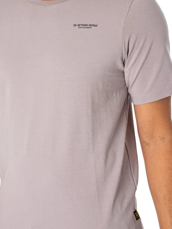 G-Star RAW Slim Base T-Shirt - Grey Alloy