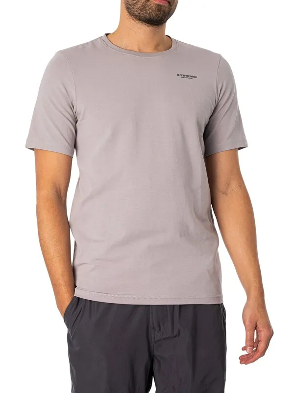 G-Star RAW Slim Base T-Shirt - Grey Alloy