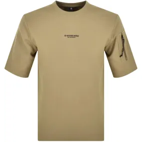 G Star Raw Tweeter Half Sleeve T Shirt Khaki