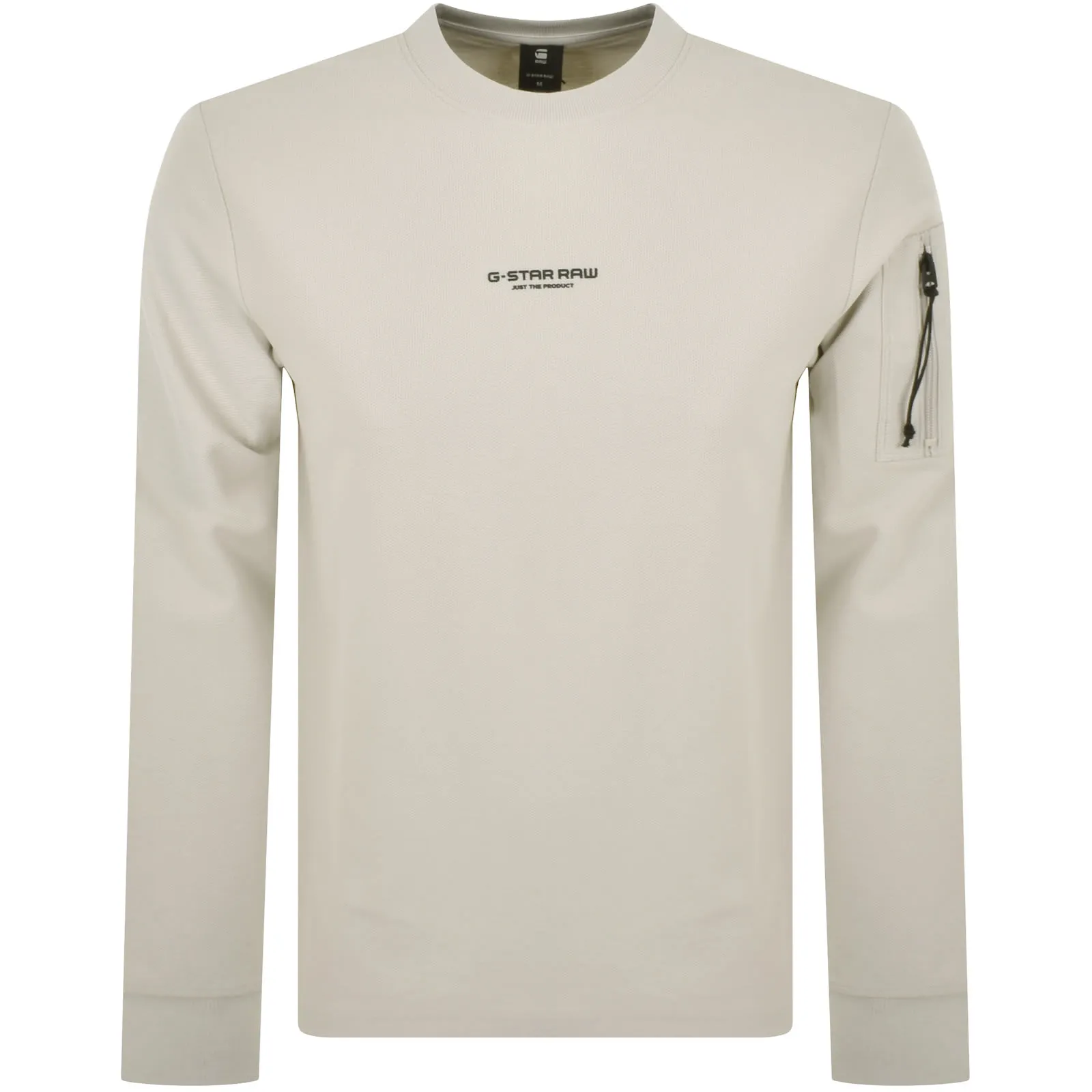 G Star Raw Tweeter Long Sleeve T Shirt Cream