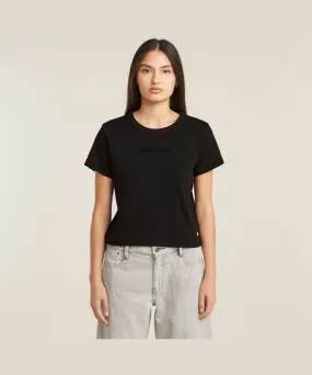 G-Star RAW Women G-Script Baby Brother Top Black Size M