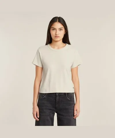 G-Star RAW Women G-Script Baby Brother Top White Size S