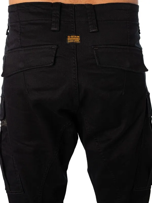 G-Star RAW Zip Pocket 3D Skinny Cargos - Dark Black