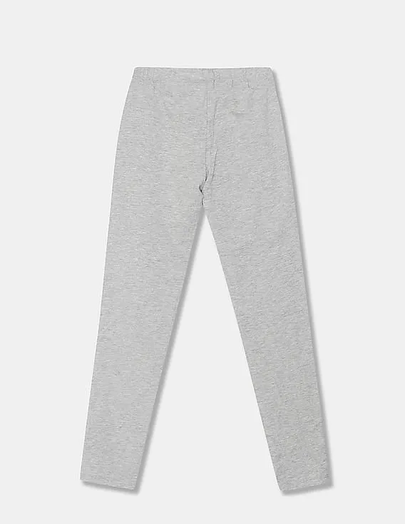 GAP Girls Grey Solid Leggings