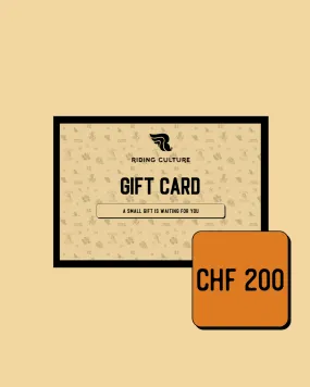 Gift Card - 200 Franken