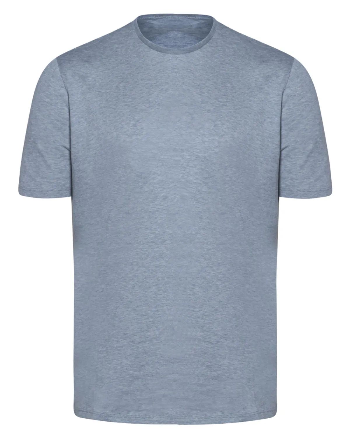 Heather Grey Giza Cotton Short Sleeve T-Shirt