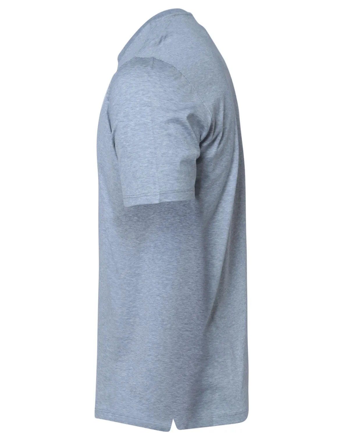 Heather Grey Giza Cotton Short Sleeve T-Shirt