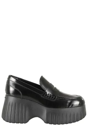 Hogan H Stripes Wedge Mocassino