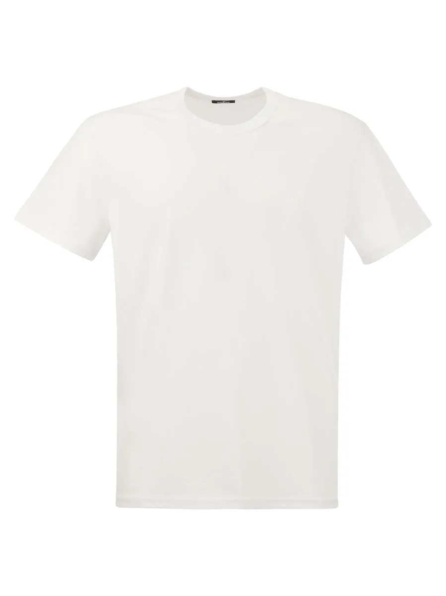 Hogan    Hogan Cotton Jersey T Shirt