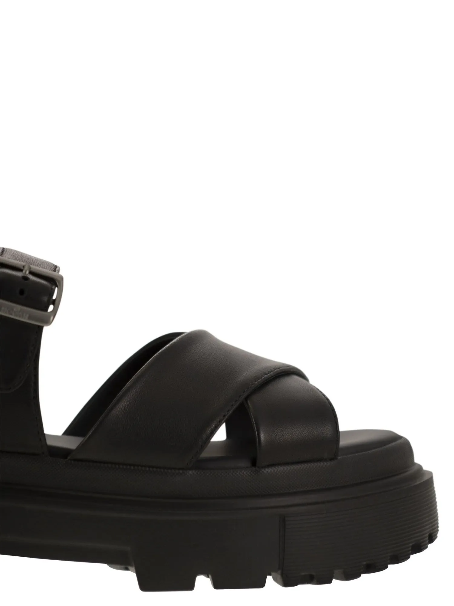 Hogan    Hogan Leather Sandal With Midsole