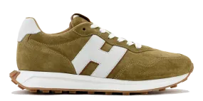 HOGAN MEN  HOGAN H601 RUNNER TAN