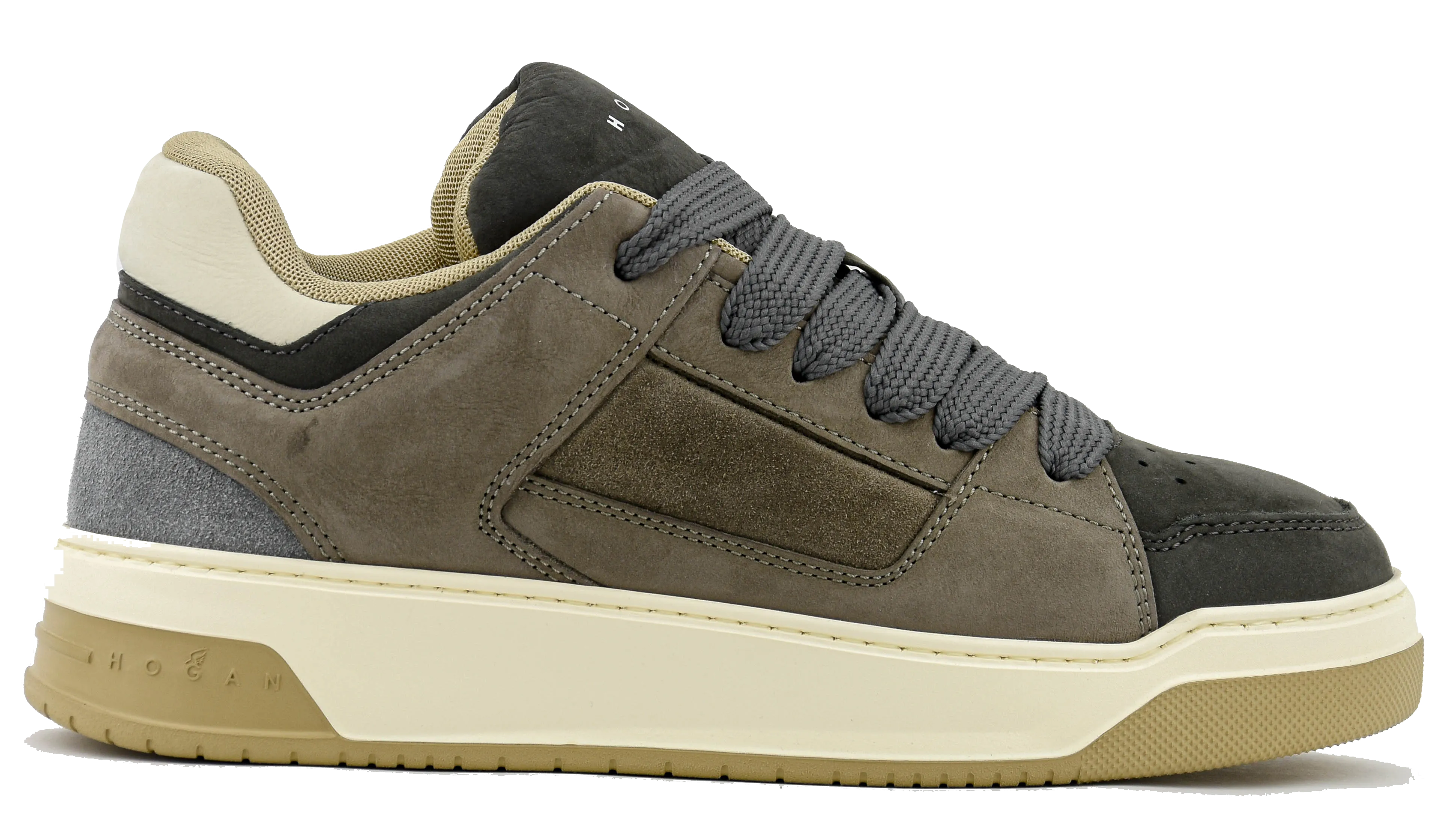 HOGAN MEN  HOGAN H667 SKATE TAUPE