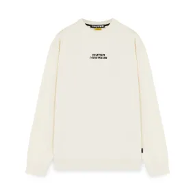 HORSES CREWNECK DUSTY WHITE