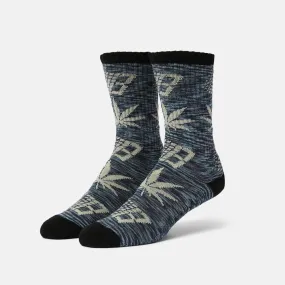 Huf - Huf x Bronze Plantlife Marled Socks - Black