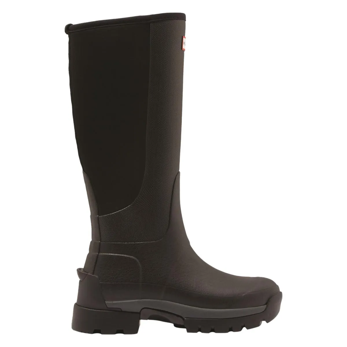 Hunter Balmoral Hybrid Tall Wellingtons Black