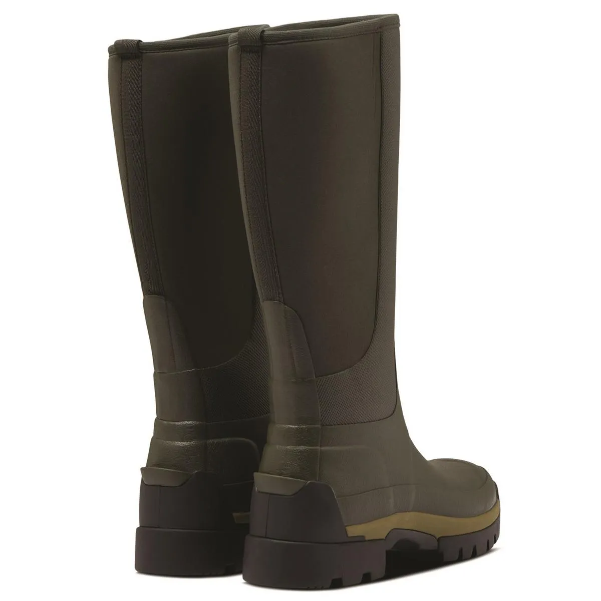 Hunter Balmoral Hybrid Tall Wellingtons Olive