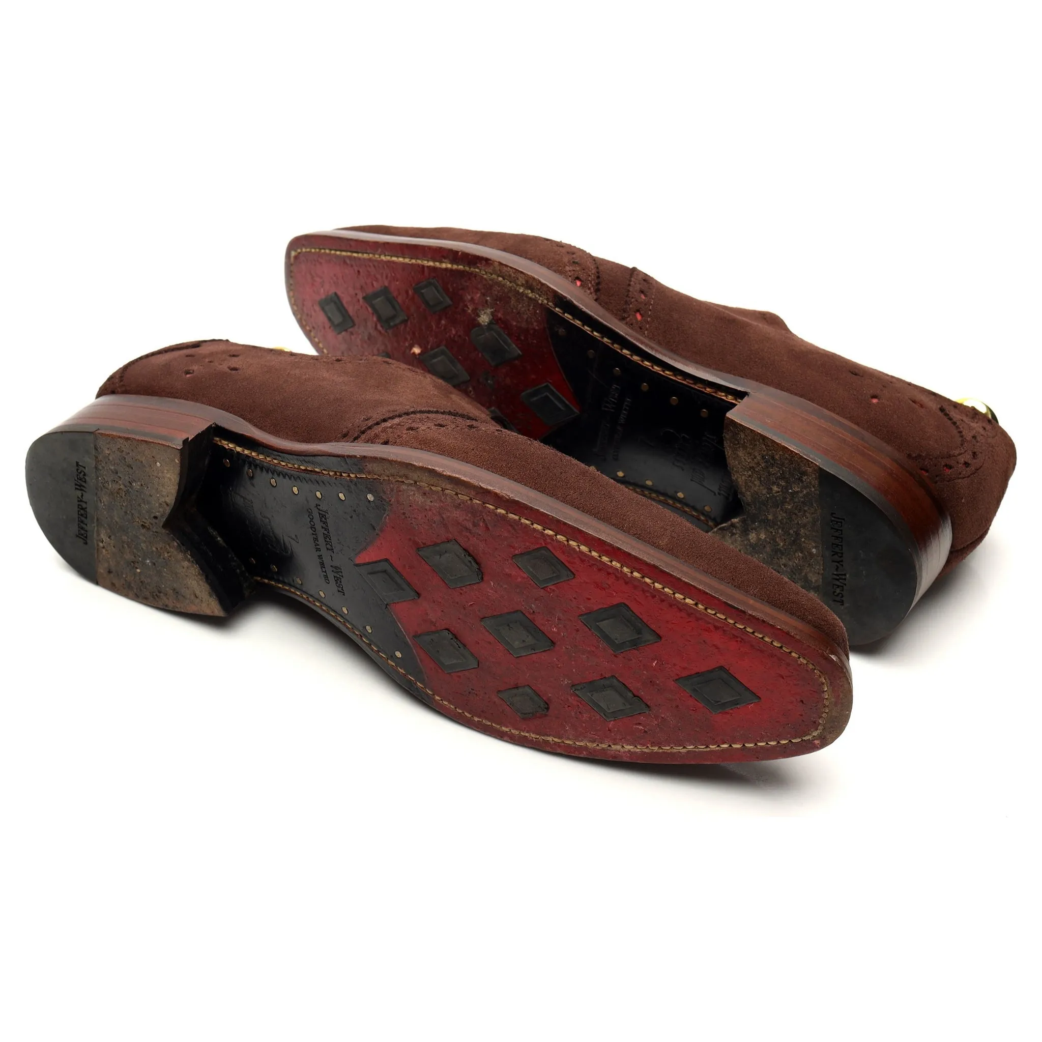 'Ice Truck Dexter' Brown Suede Derby UK 7