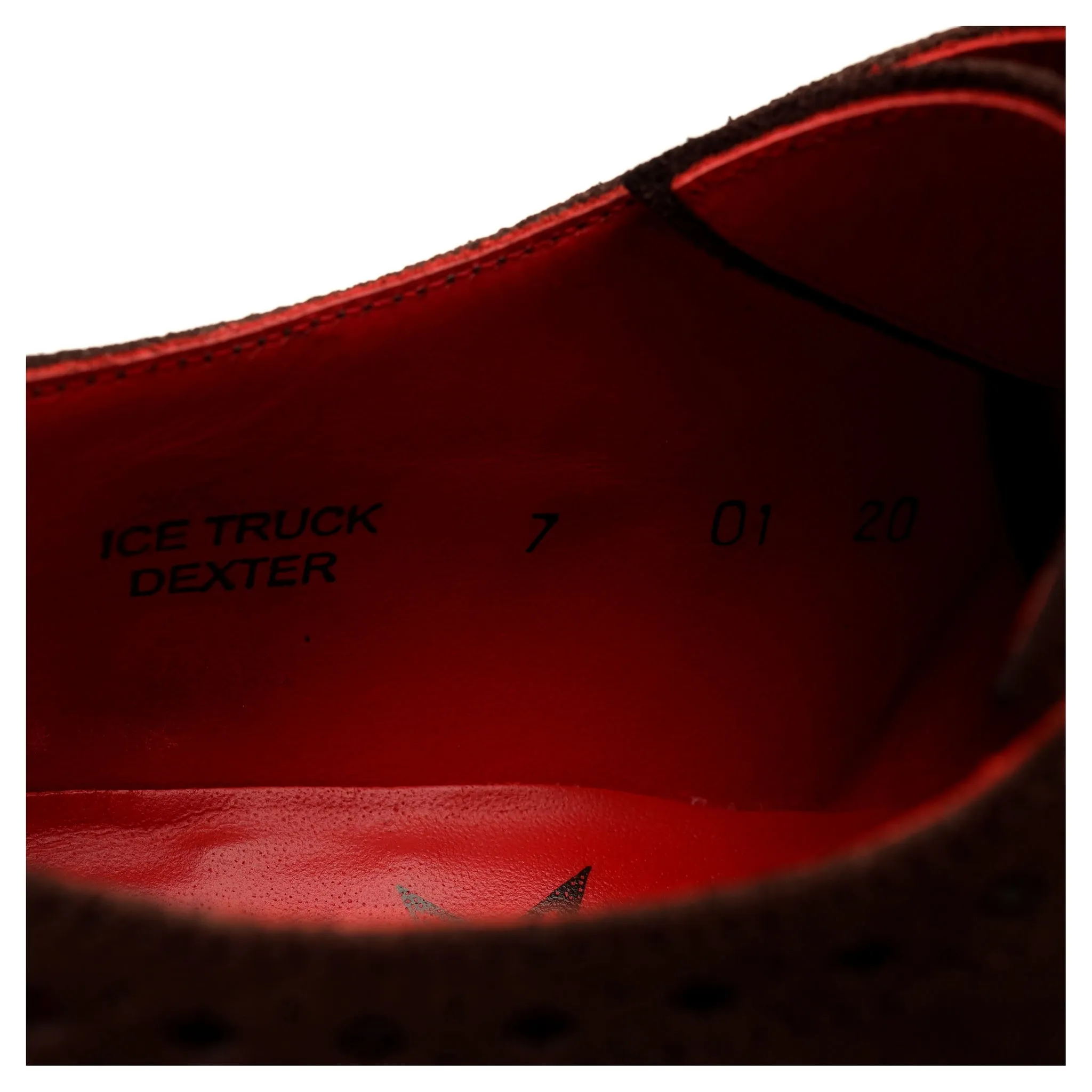 'Ice Truck Dexter' Brown Suede Derby UK 7