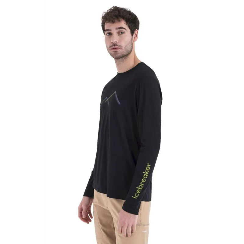 icebreaker  Merino 150 Tech Lite III LS Tee Peak Glow - Maglia merino - Uomo