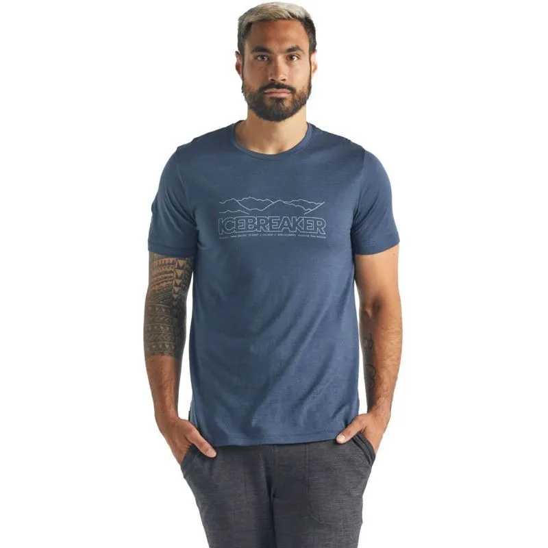 icebreaker  TLite SSCrew IB Story - Maglia merino - Uomo