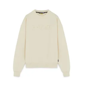 IUTER GUIPURE CREWNECK DUSTY WHITE