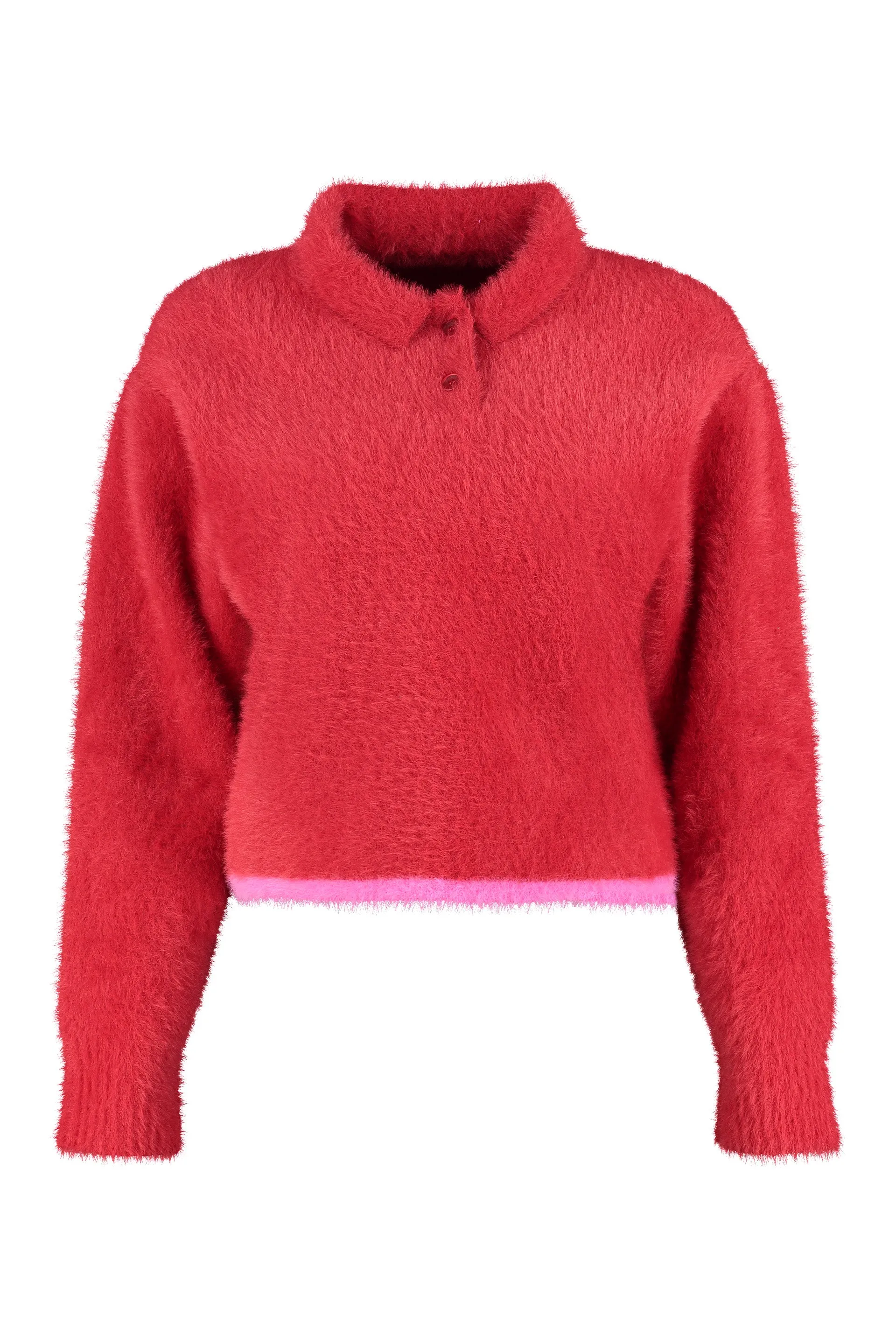 Jacquemus Neve Knitted Polo Jumper