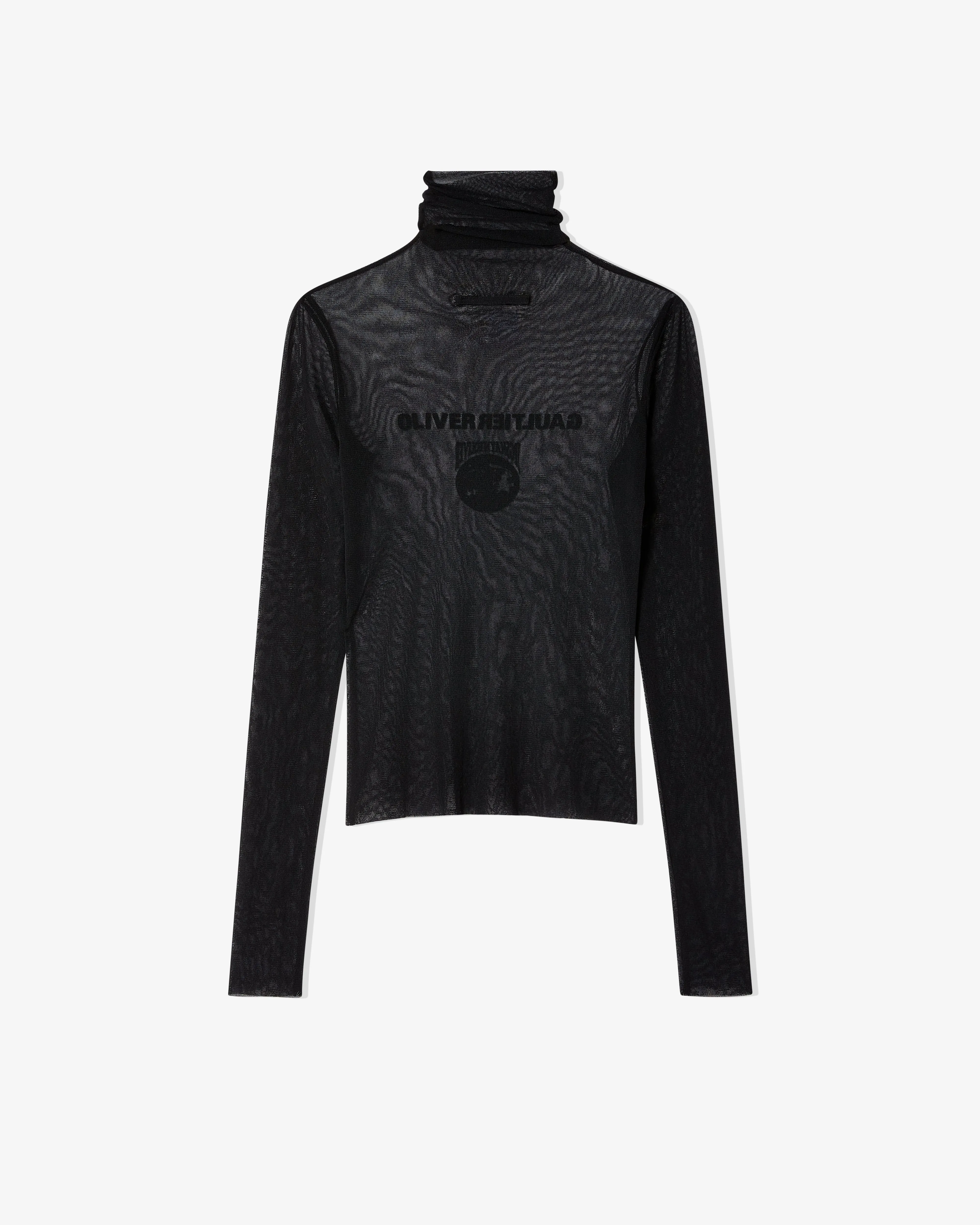 Jean Paul Gaultier - Women's Mesh Turtleneck - (Black)