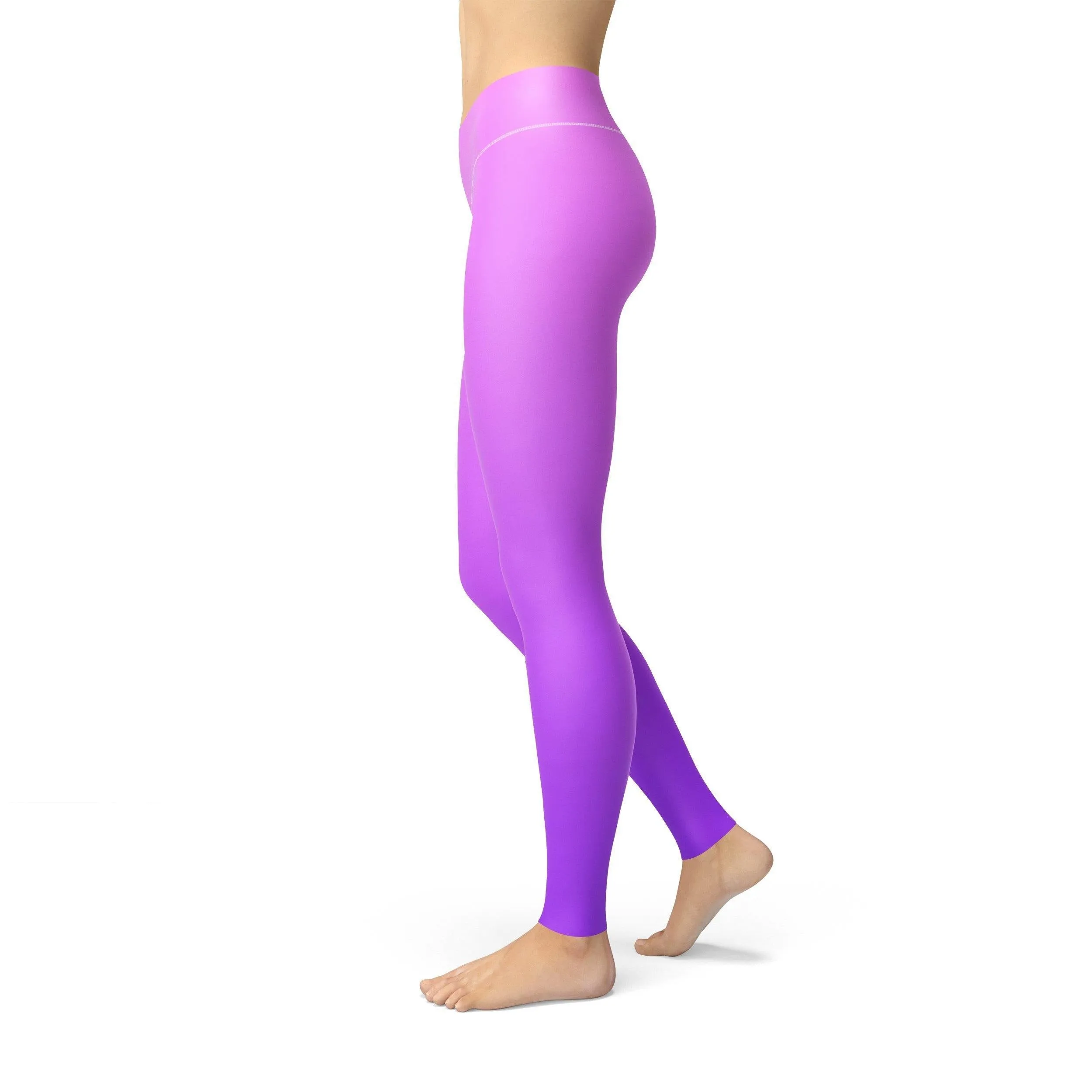 Jean Pink Purple Ombre Leggings