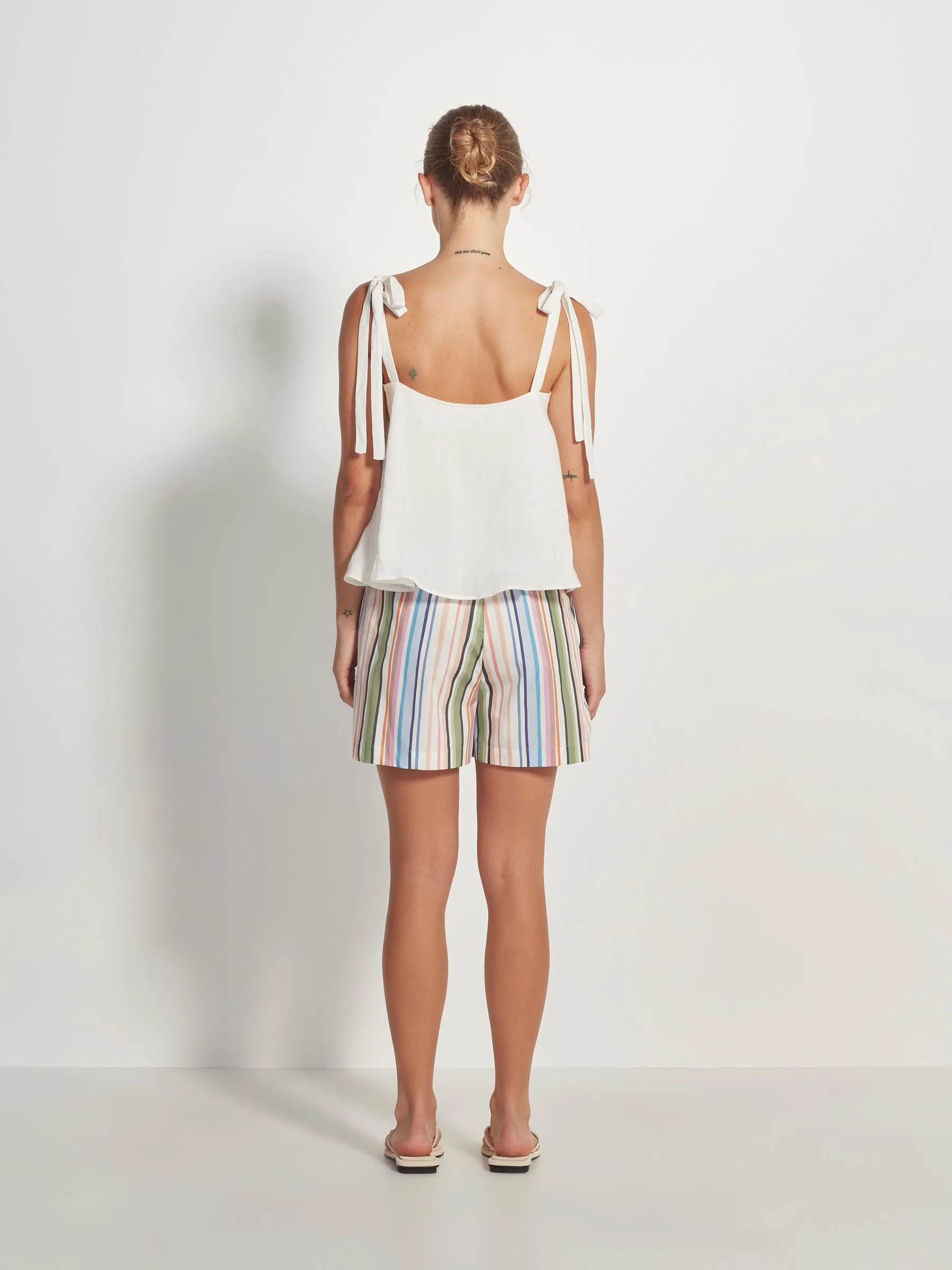 Juliette Hogan Candy Stripe Pastel Robin Short