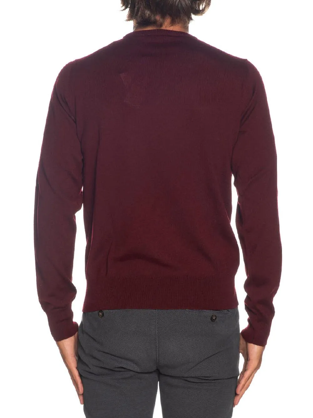 K-Way K6113bw Sebastien Maglia Uomo Merino Bordeaux