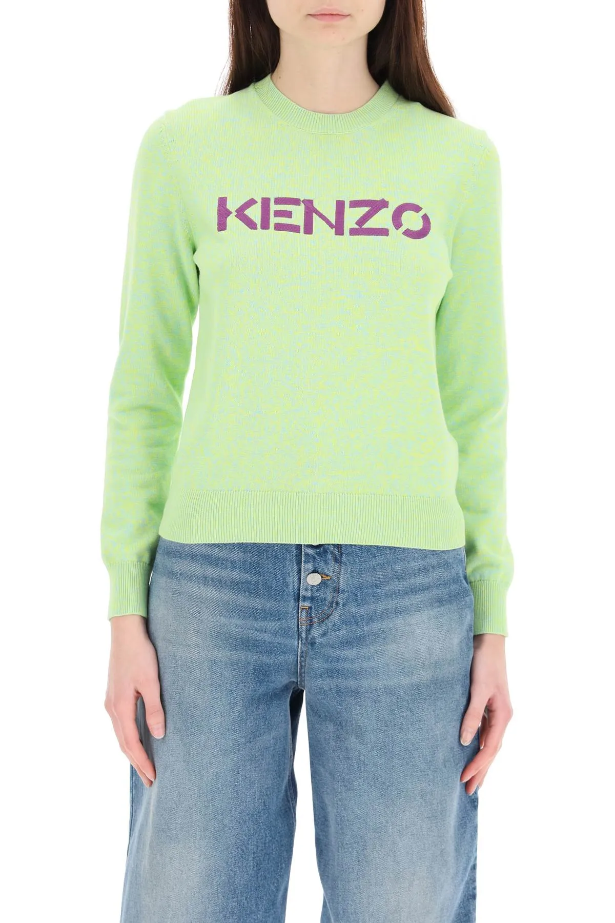 Kenzo Logo Embroidered Crewneck Jumper