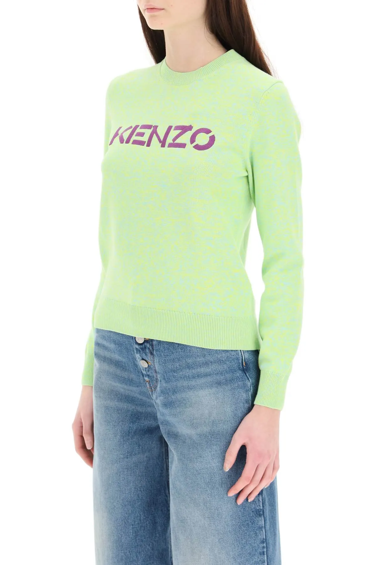 Kenzo Logo Embroidered Crewneck Jumper