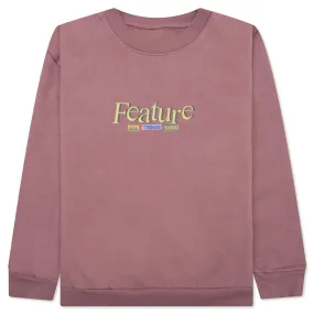 Kids Sitcom Crewneck - Mauve