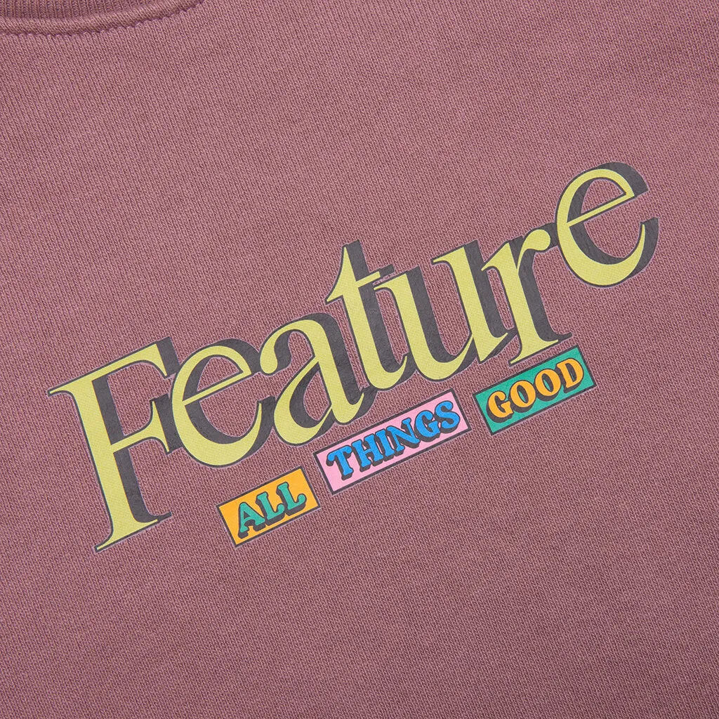 Kids Sitcom Crewneck - Mauve