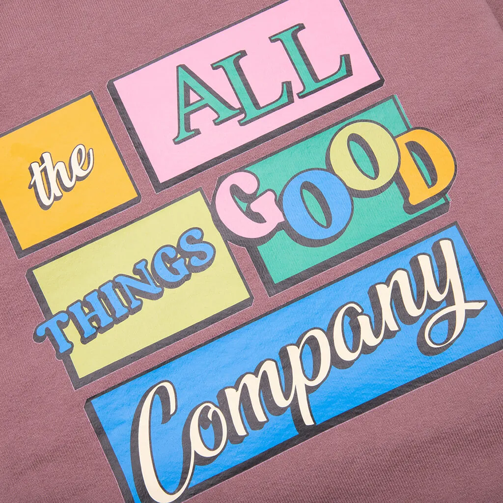 Kids Sitcom Crewneck - Mauve