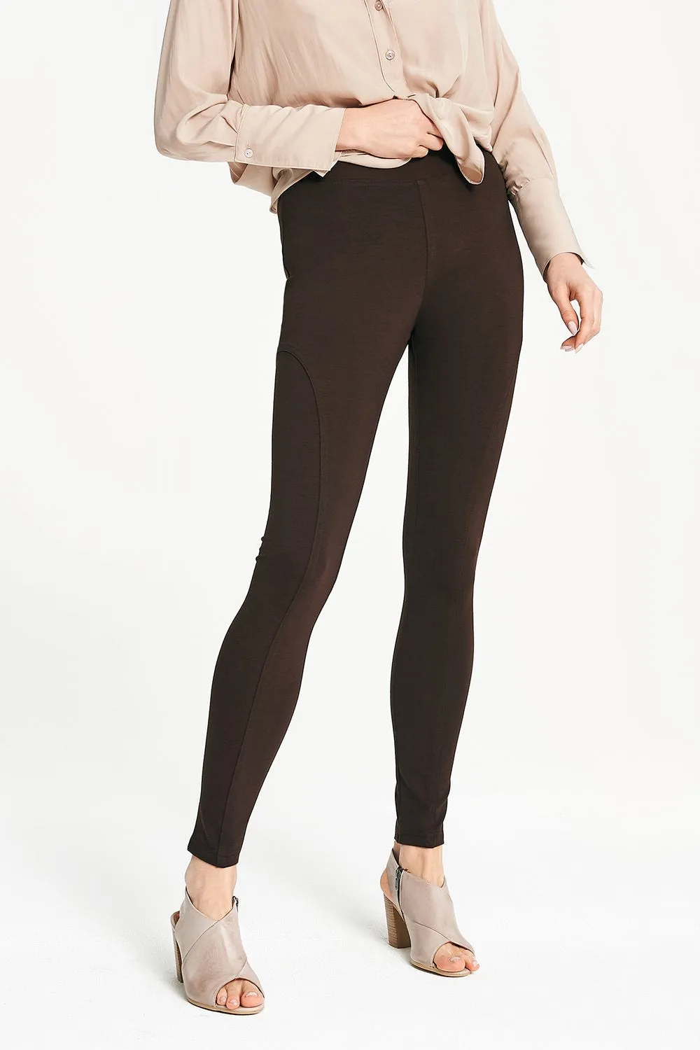 Layer'd - Ponte Riding Pant in Espresso