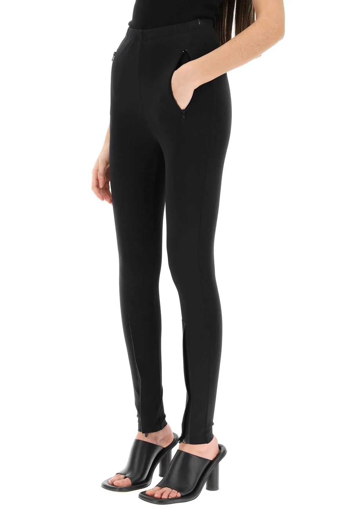 leggins with zip cuffs