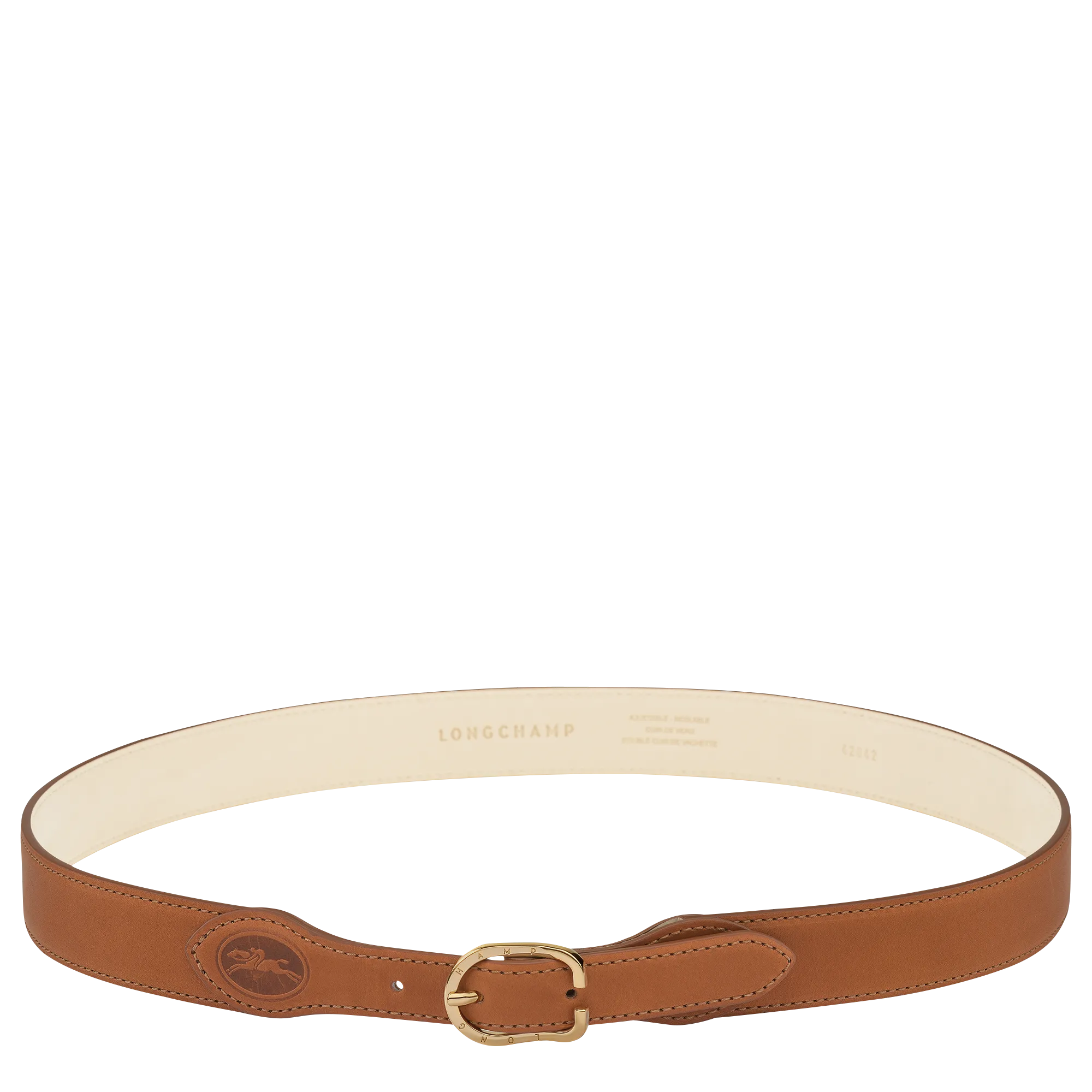 Longchamp 1980 Ladies' Belt Cognac - Leather