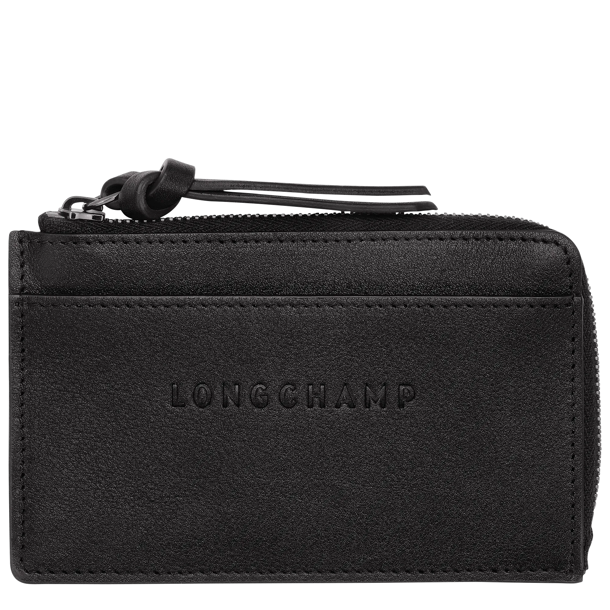 Longchamp 3D Card holder Black - Leather