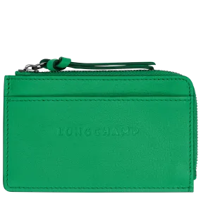 Longchamp 3D Card holder Green - Leather