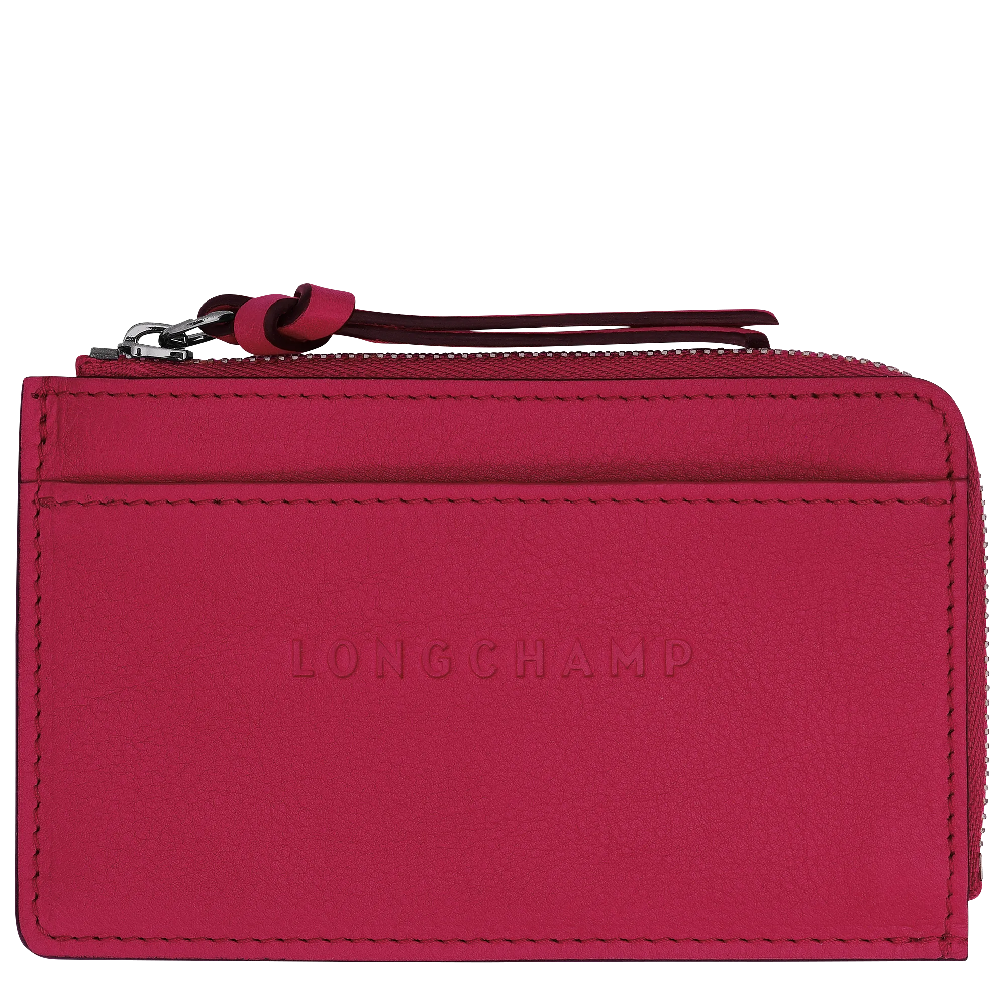 Longchamp 3D Card holder Magenta - Leather