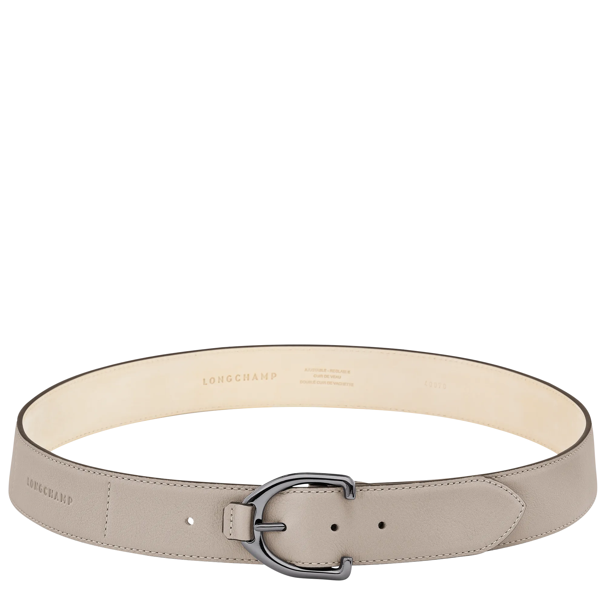 Longchamp 3D Ladies' belt Clay - Leather